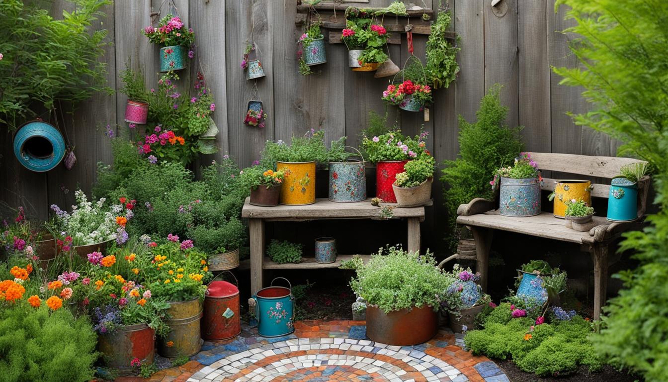 DIY garden decorations