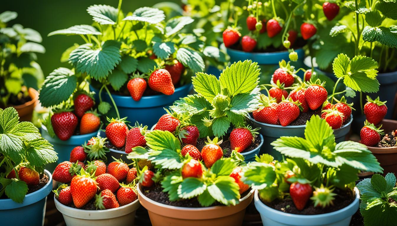 How to grow strawberries in pots