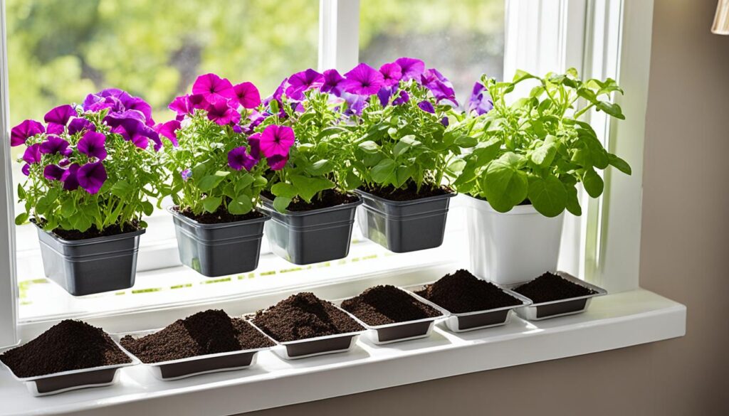 Starting Petunias from Seeds Indoors