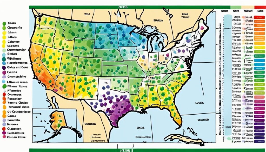 USDA Zone Map