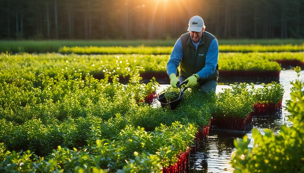 cranberry planting techniques