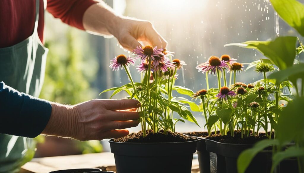 echinacea seedling care