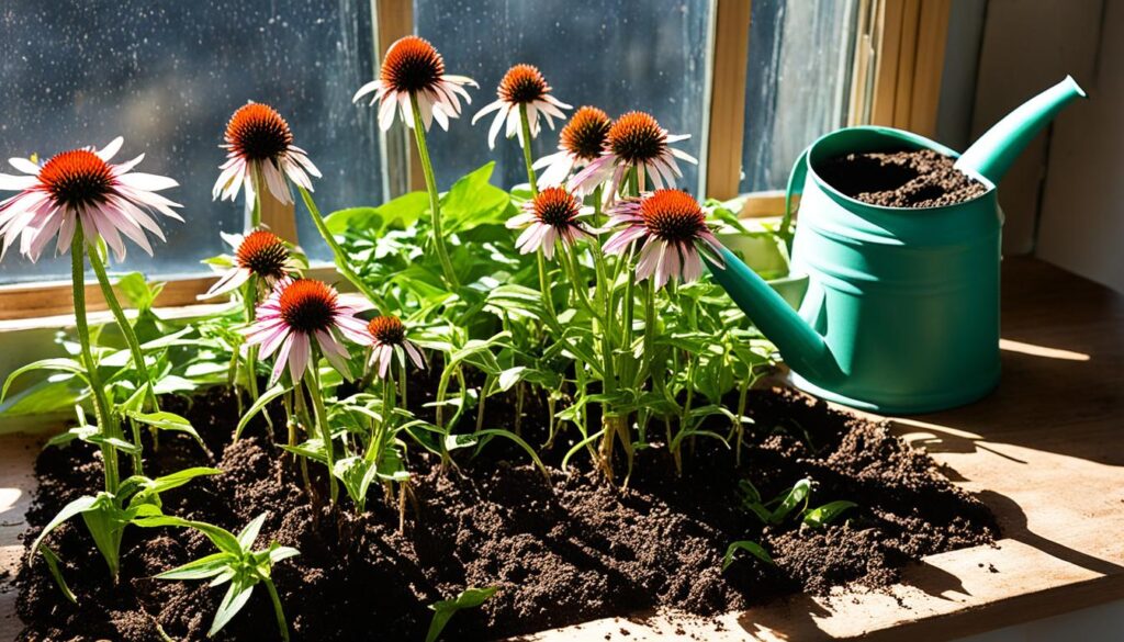 echinacea seedling care