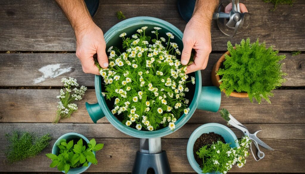 feverfew plant care guide image