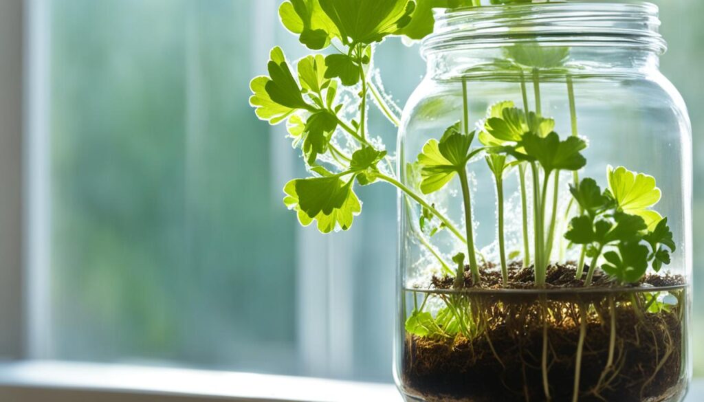 geranium cutting care