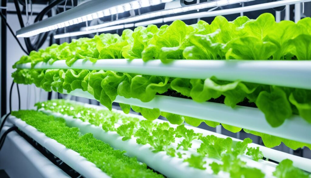 growing lettuce hydroponically