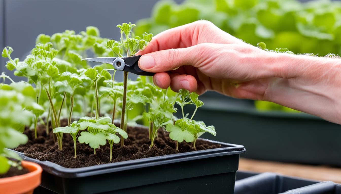 how to grow geraniums from cuttings