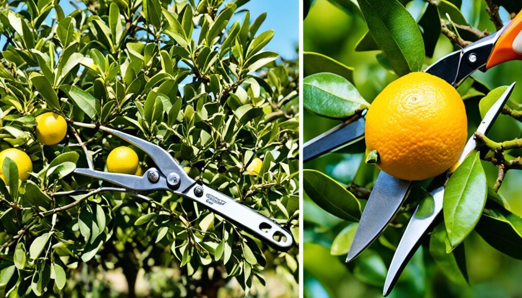 how to prune citrus trees