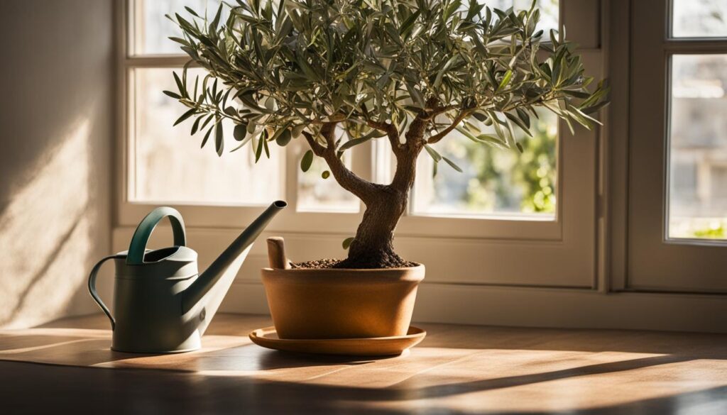 indoor olive tree care