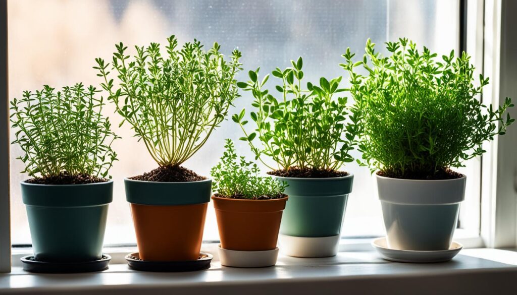 indoor thyme growing