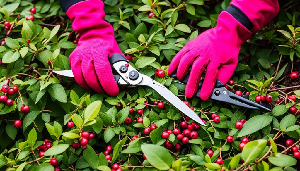 lingonberry pruning tips