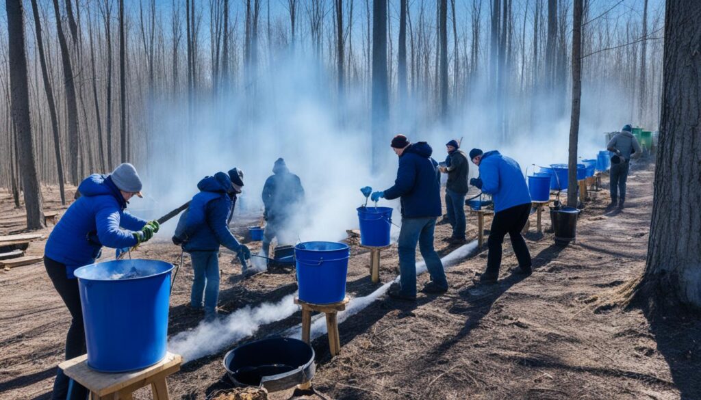 maple syrup production