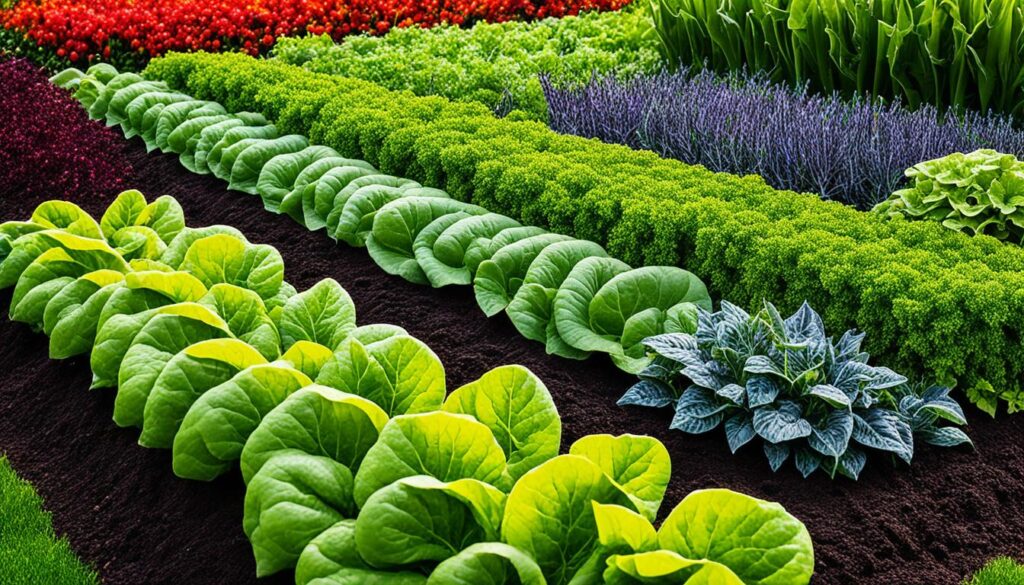 organic vegetable plants