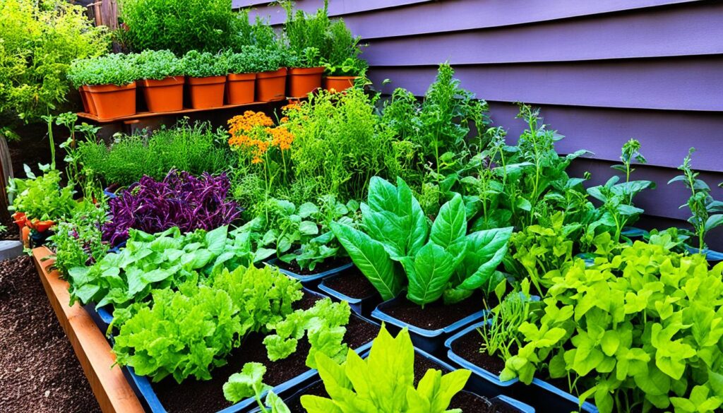 organic vegetable plants