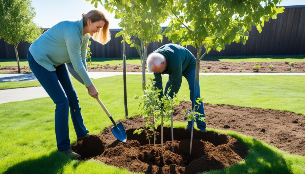 planting fruit trees