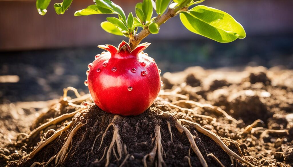 pomegranate tree watering schedule