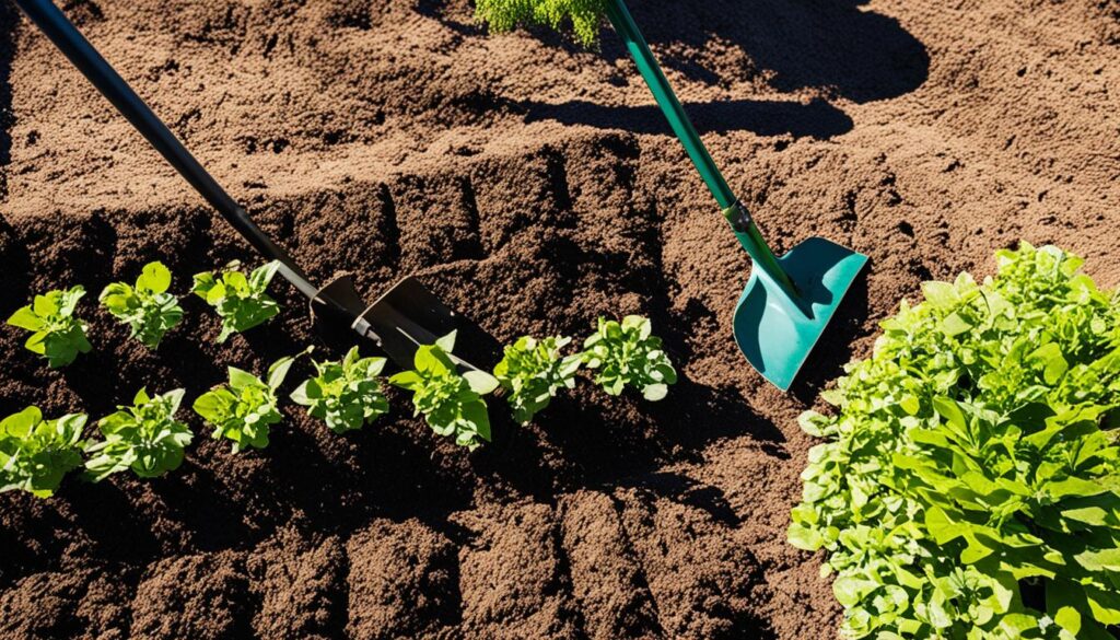 prepping garden for spring