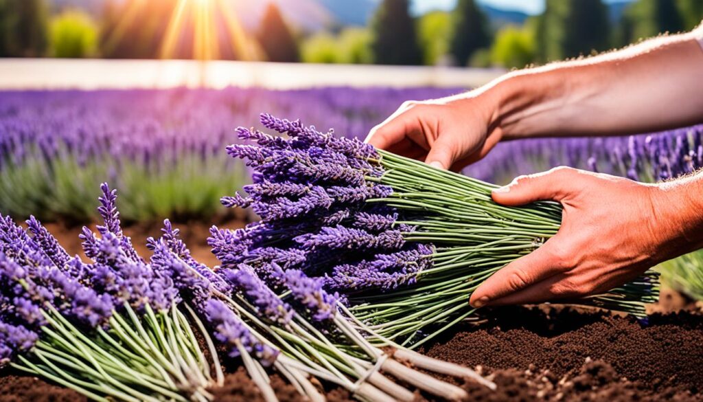 propagating lavender plants