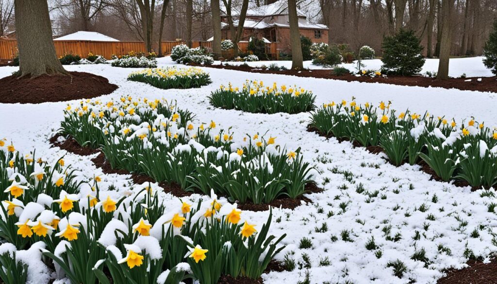 protecting daffodils in winter