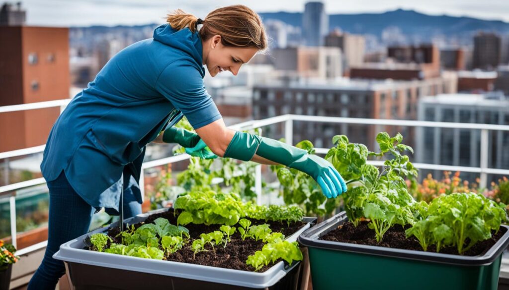 rooftop garden maintenance