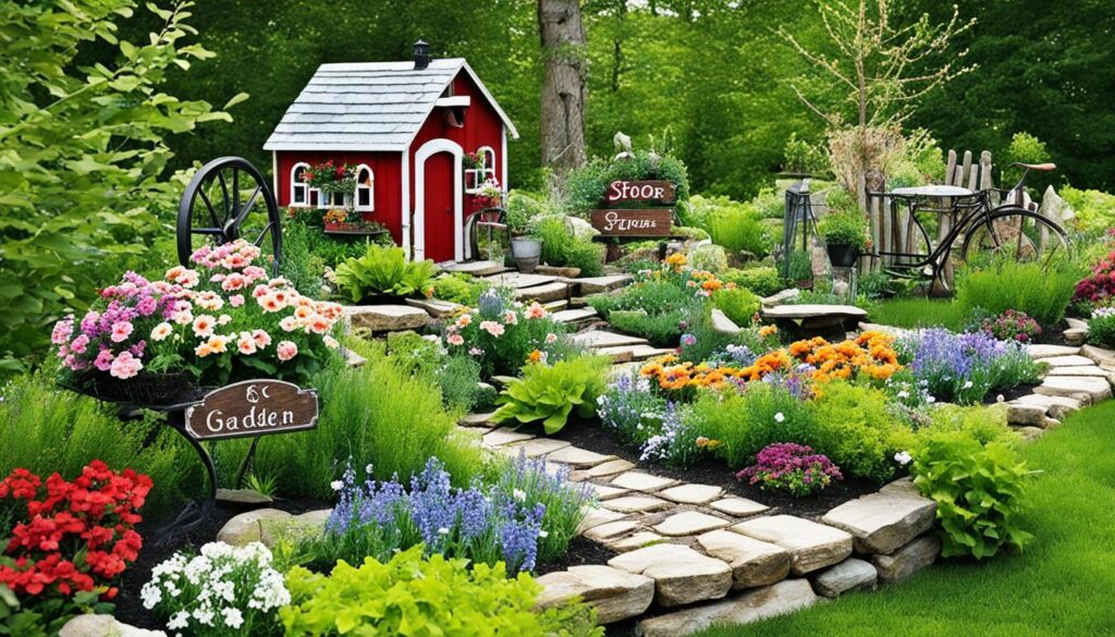 rustic garden decor