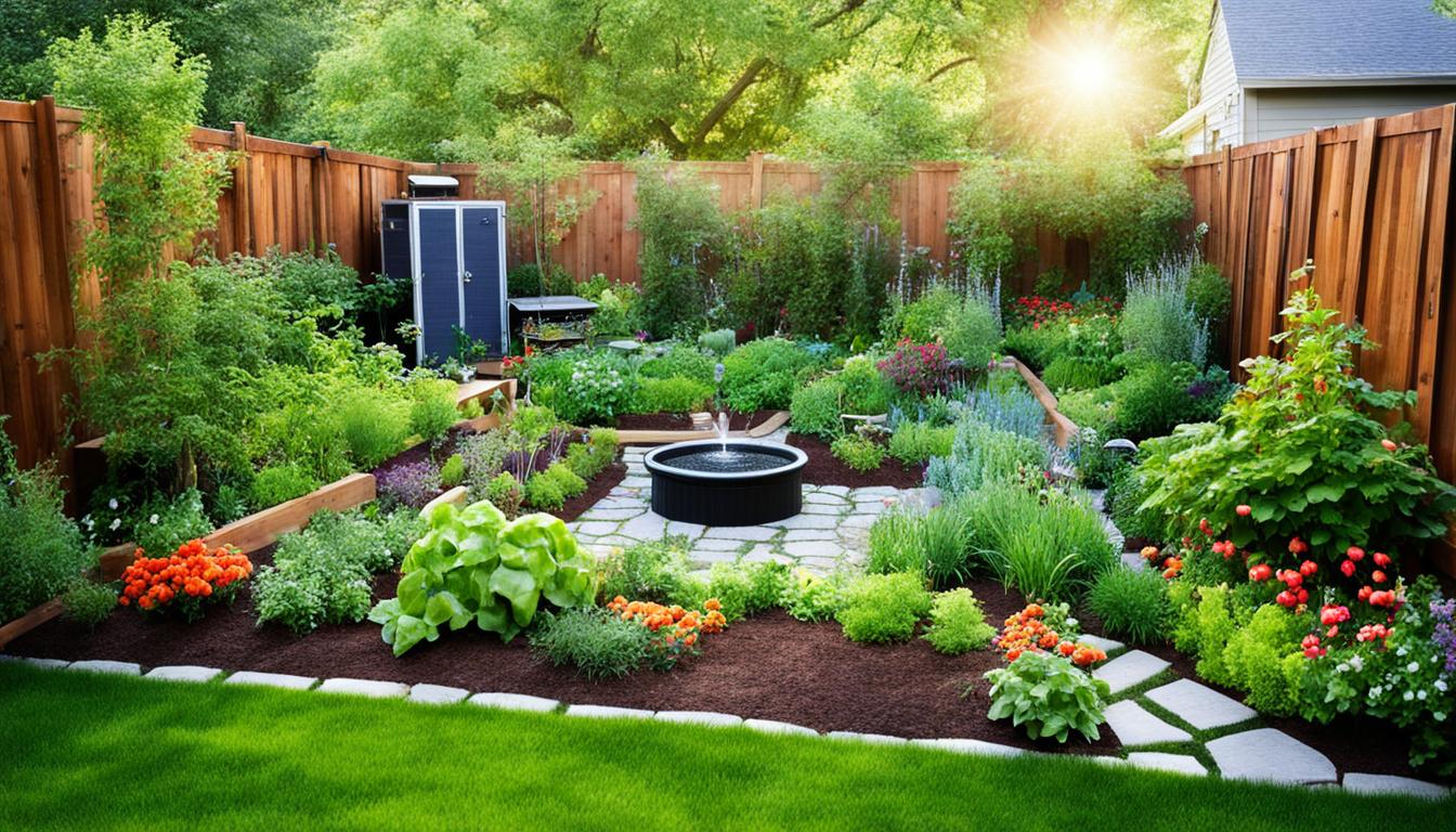 self sufficient backyard