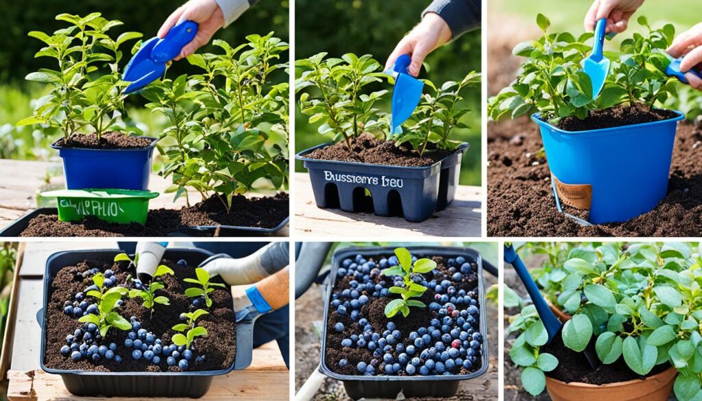 tips for growing blueberries in containers